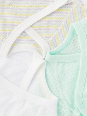 UNIQLO - хлопковое сетчатое боди - 50 LIGHTGREEN