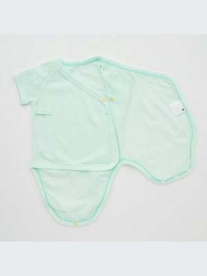 UNIQLO - хлопковое сетчатое боди - 50 LIGHTGREEN