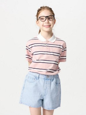 UNIQLO - джинсовые шорты для девочек - 62 BLUE
