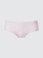 UNIQLO AIRism - бесшовные трусики-шорты с высокой талией - 02 LIGHTGRAY