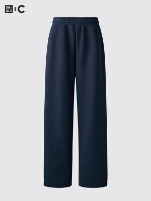UNIQLO: C - широкие брюки прямого силуэта увеличенной длины - 69 NAVY