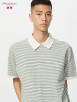 UNIQLO - быстросохнущая рубашка-поло dry kanoko