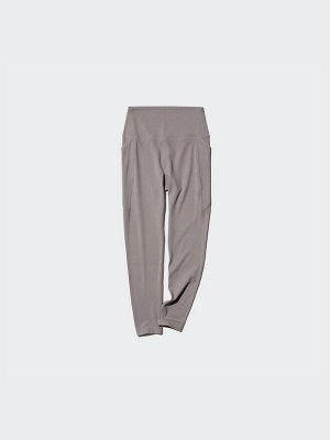 UNIQLO AIRism - эластичные леггинсы с защитой от UV-лучей - 09 BLACK