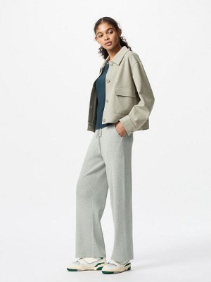 UNIQLO - трикотажные брюки в рубчик - 52 GREEN