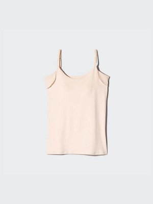 UNIQLO AIRism - майка Аcetribra с чашечками - 00 WHITE