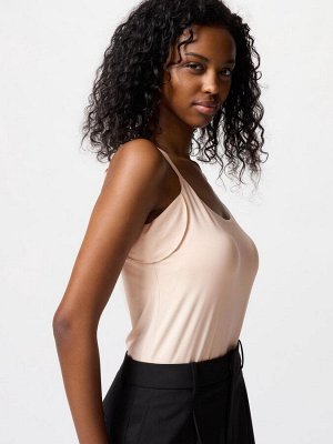UNIQLO AIRism - майка Аcetribra с чашечками - 30 NATURAL