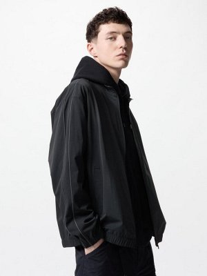 UNIQLO - ультраэластичная спортивная куртка с защитой от UV-лучей - 09 BLACK