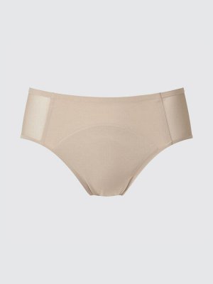 UNIQLO AIRism - трусики Mesh Kyusi со вставками - 32 BEIGE