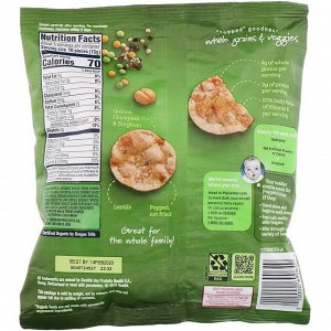 Gerber, Organic Popped Crisps, 12+ months, Lentils, 2.64 oz (75 g)