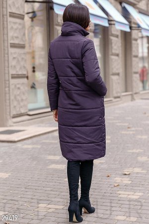 Женское стеганое пальто