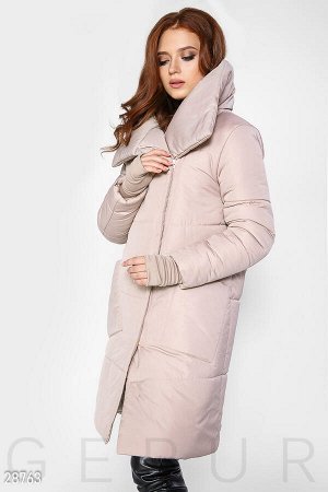 Gepur Зимнее пальто с митенками