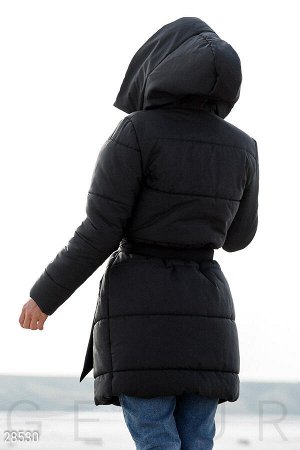 Утепленное женское пальто