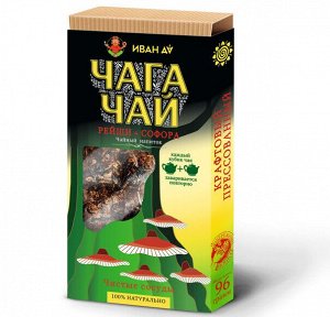 Чага-Чай с грибом рейши, плитка, 96г