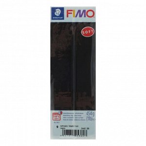 Полимерная глина запекаемая FIMO soft, 454 г, чёрный