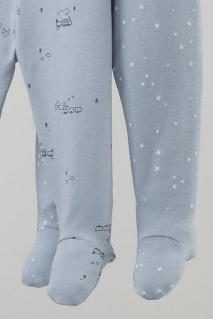 Ползунки(Осень-Зима)+baby (паровозики, свет звезд)