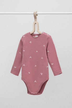 Полукомбинезон(Осень-Зима)+baby (темная пудра, бантики)