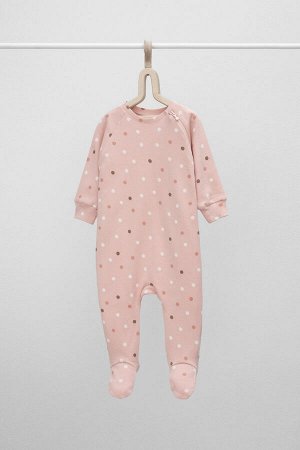 Комбинезон(Осень-Зима)+baby (дымчатая роза, цв.шарики)