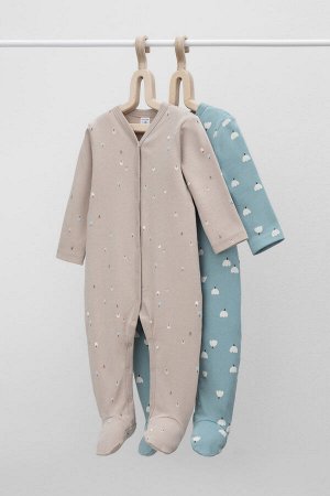 Комбинезон(Осень-Зима)+baby (колокольчики, деревья в снегу)