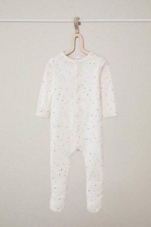 Комбинезон(Осень-Зима)+baby (свет звезд на сливочном)