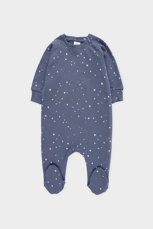 Комбинезон(Осень-Зима)+baby (винтажный синий, свет звезд)