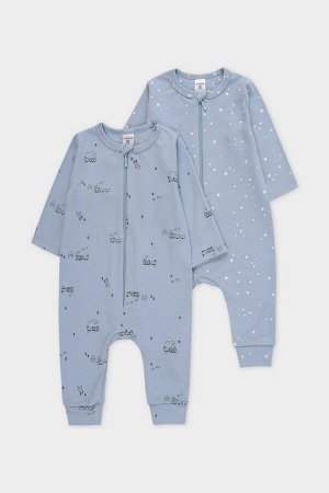 Комбинезон(Осень-Зима)+baby (паровозики, свет звезд)
