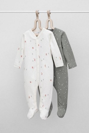 Комбинезон(Осень-Зима)+baby (лыжники, свет звезд)