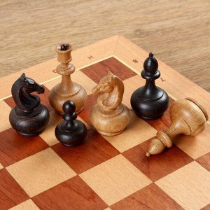 Шахматы "Гандикап" утяжеленные, (доска 43х43 см, бук, король h=8.5, пешка h=4.5 см)