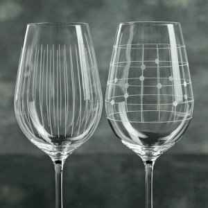 Набор бокалов для вина «Виола. Elements», 450 мл, 6 шт