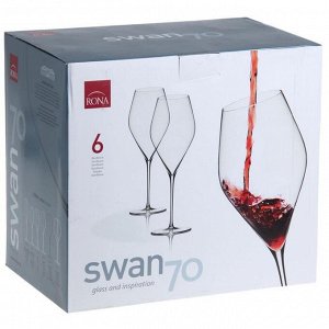 Набор бокалов для вина 700 мл Swan, 6 шт