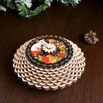 Конфетница «Крыска в цветах», 20-20-6 см