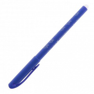 Ручка «Пиши-Стирай» гелевая DeleteWrite Art «Совушки», узел 0.5 мм, синие чернила, матовый корпус Silk Touch, МИКС