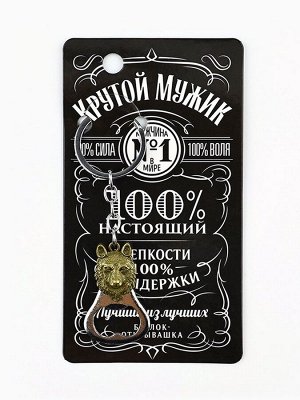 Брелок для ключей открывашка «Крутой мужик», 7 х 3 см
