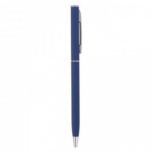 Ручка шариковая поворотная BrunoVisconti. Palermo, узел 0.7 мм, синий стержень, в металлическом корпусе, темно-синяя