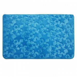 Коврик в ванную комнату Dasch Fresh «Звёзды», 50 х 80 см, цвет голубой 4302196