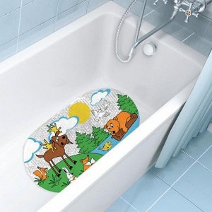 SPA-коврик для ванны «Лесные животные», 69 х 39 см