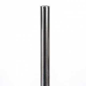 Ёрш для унитаза с подставкой «Стиль», 400 мл, 12x10x36 см, цвет чёрный