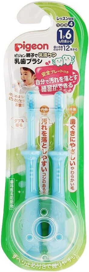 PIGEON Toothbrush - набор детских зубных щеток с 18 месяцев