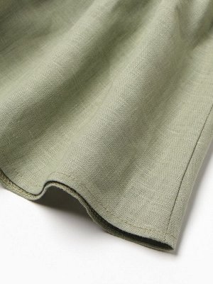 Платье детское Крошка Я Linen, -74, зеленый