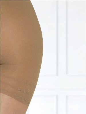 Высокоэластичные штанишки 150 den, со специальной градуировкой плотности обладают моделирующим эффектом: утягивают бедра и живот, делают фигуру более стройной.