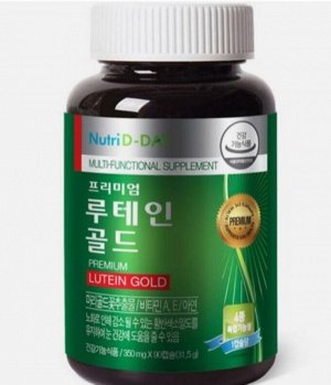 NUTRI D-DAY Витамин для здоровья глаз PREMIUM LUTEIN GOLD  350мг*90таблеток на 90 дней