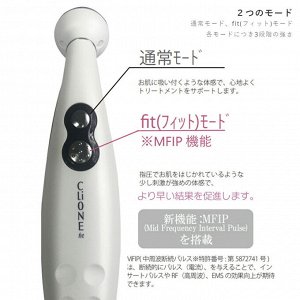 Clione Fit - косметологический EMS аппарат для красивой и упругой кожи с эссенцией Plamine в комплекте