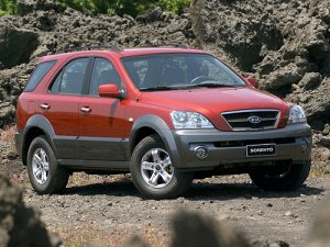 Ковры салонные Kia Sorento (BL) (2002 - 2006) левый руль