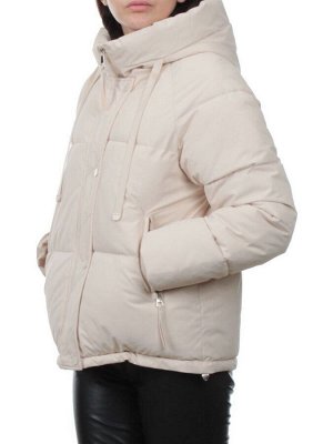 A2303 LT. BEIGE Куртка зимняя женская (150 гр. холлофайбер)