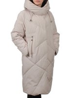 8825 LT. BEIGE Пальто зимнее женское (200 гр. холлофайбер)