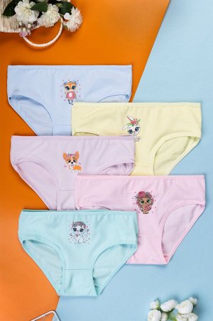 Трусы для девочки 5шт. Happyfox
