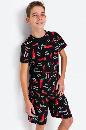 Хлопковый костюм для мальчика Happyfox