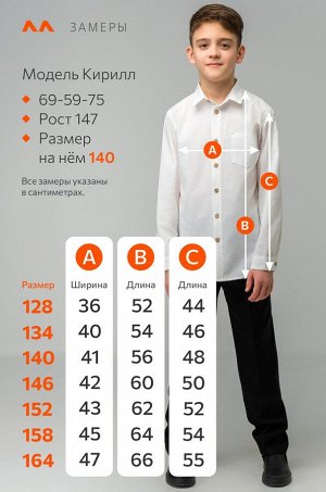 Рубашка для мальчика с длинным рукавом Happyfox