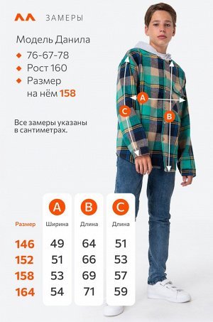 Детская теплая фланелевая рубашка в клетку с капюшоном Happyfox