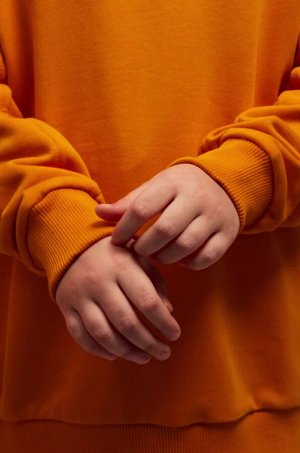 Костюм для девочки оверсайз из футера трехнитки Happyfox