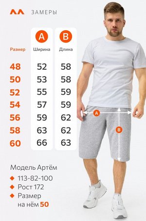 Мужские шорты из футера двухнитки Happyfox